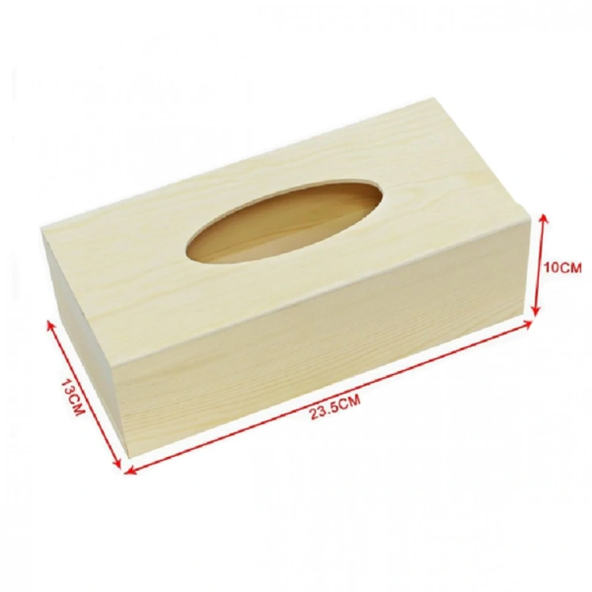 Ξύλινη Θήκη Για Χαρτομάντηλα 10x23.5x13 εκ