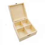 Ξύλινη Κοσμηματοθήκη 4 Θέσεων 15x15x8 εκ