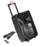 Φορητό Αυτοενισχυόμενο Ηχείο Καραόκε Τρόλευ 40W με Λειτουργία Bluetοοth