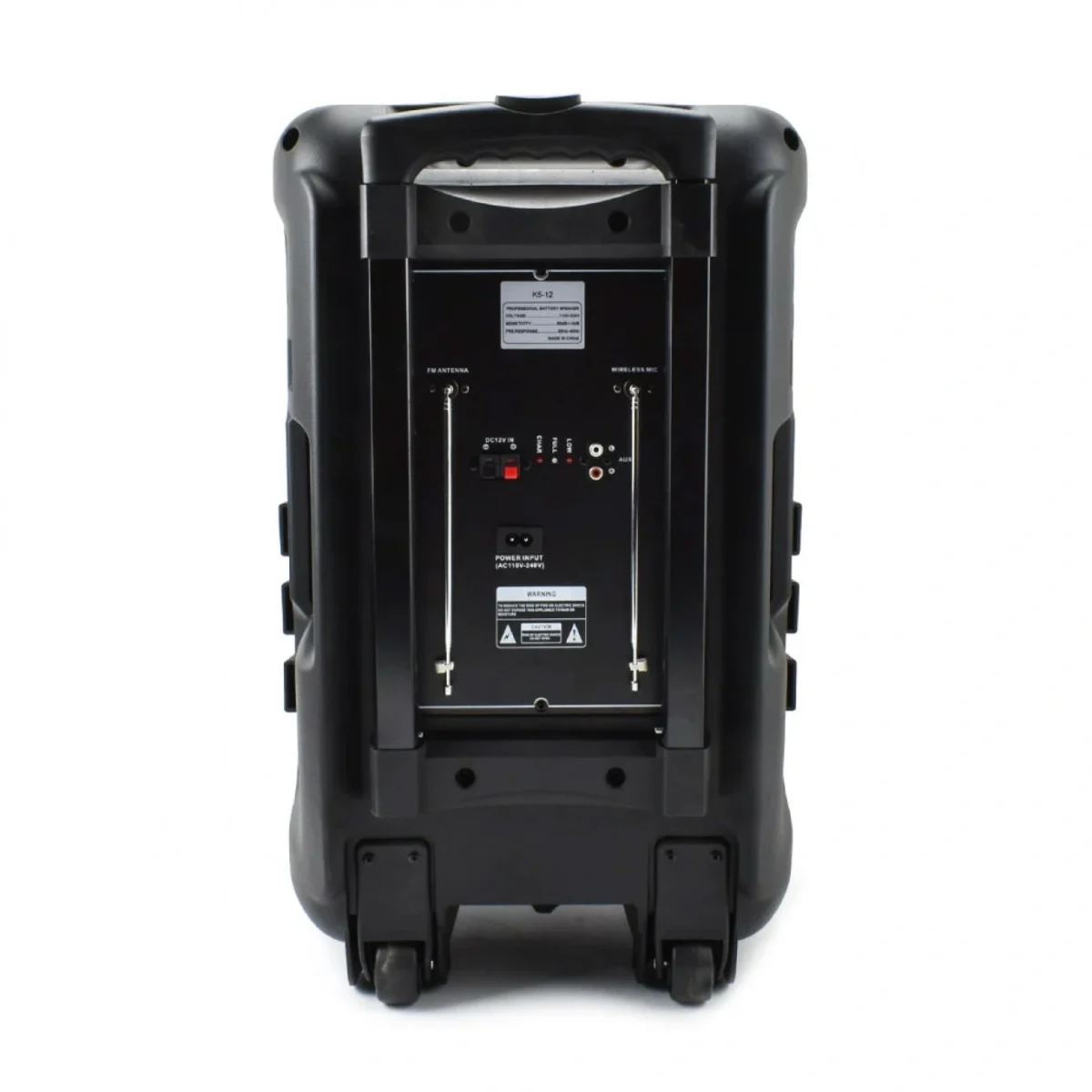 Φορητό Αυτοενισχυόμενο Ηχείο Καραόκε Τρόλευ 40W με Λειτουργία Bluetοοth