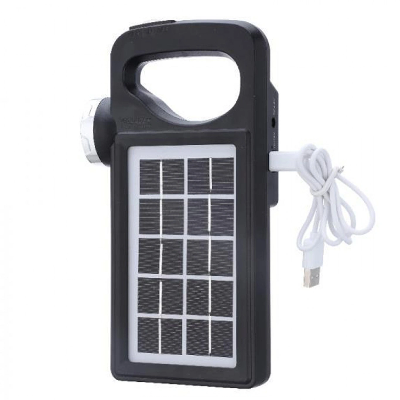 Ηλιακός Φακός - Φωτιστικό 350Lumens - Φορτιστής USB, microUSB 1500mAH - Solar Panel Powerbank Ηλιακός Φακός - Φωτιστικό 350Lumens - Φορτιστής USB, microUSB 1500mAH - Solar Panel Powerbank