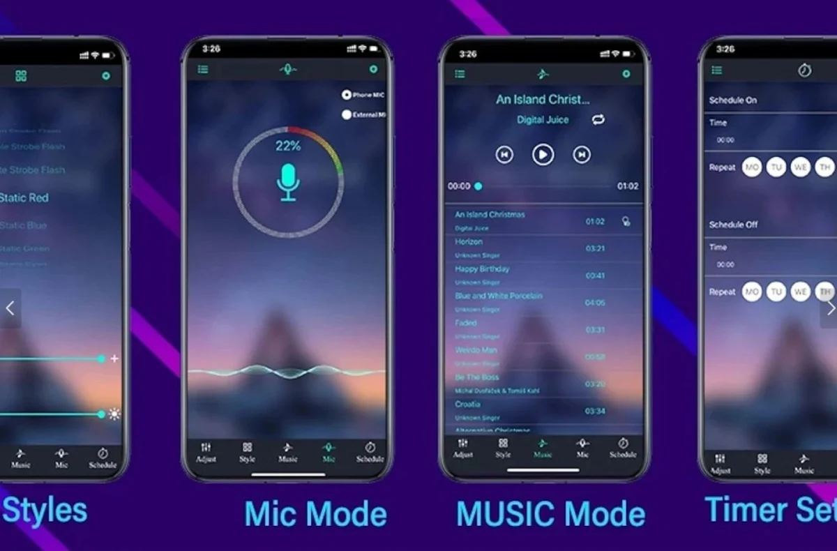 Φώτα Οπτικής 'Ινας 6 Μέτρα Εσωτερικού Χώρου Αυτοκινήτου Με Εφαρμογή Κινητού και Τηλεχειρισμό RGB LED 12V - Car Atmosphere Fiber optic Lights