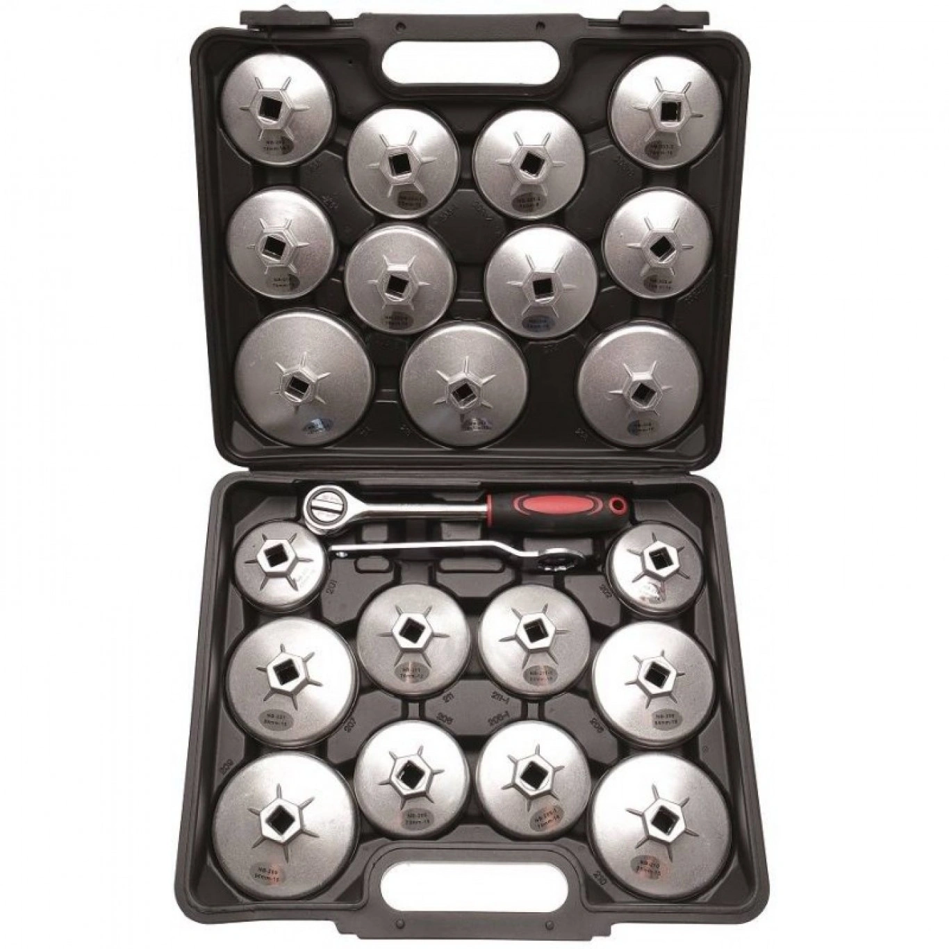 Φιλτρόκλειδα Κούπας Αλουμινίου Σετ 23 Τεμαχίων Φιλτρόκλειδα Κούπας Αλουμινίου Σετ 23 Τεμαχίων