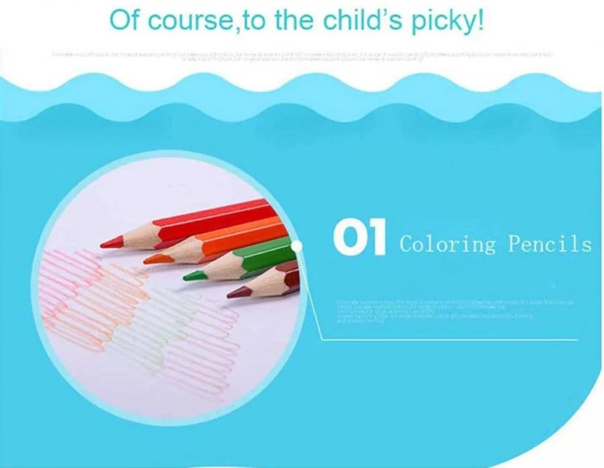 Σετ Ζωγραφικής 150 Τεμαχίων με Βαλιτσάκι Μεταφοράς 36.3x30.1x4 εκ