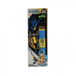 Παιχνίδι Shooting Bow Παιδικό Τόξο Πλαστικό Μπλέ με Σκοπευτικό Λέιζερ και 3 Βέλη