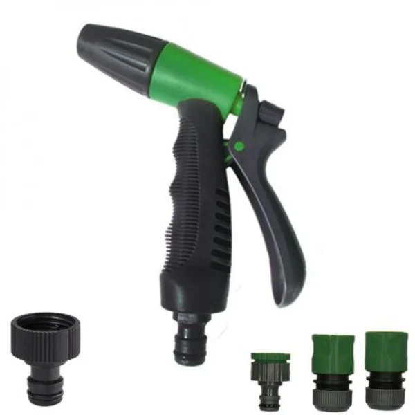 Πιστόλι Ποτίσματος 17.5x1.6 cm με 3 τμχ Ρακόρ & Συνδέσμους