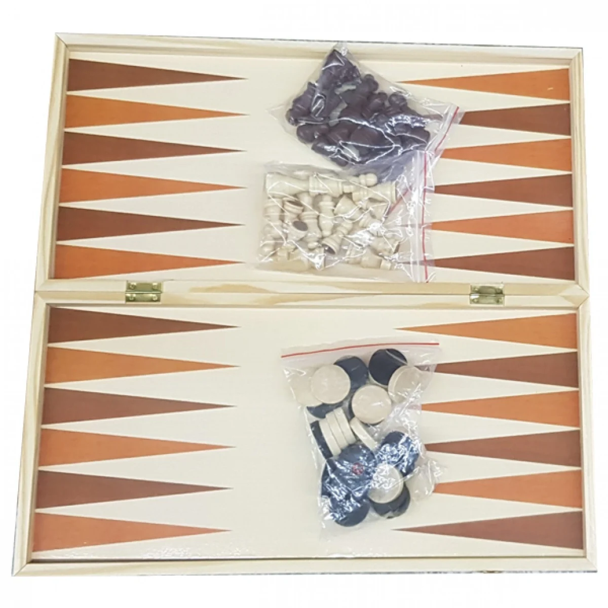 Τάβλι - Σκάκι Ξύλινο - Μεσαίο 33x33 εκ. Chess, Backgammon