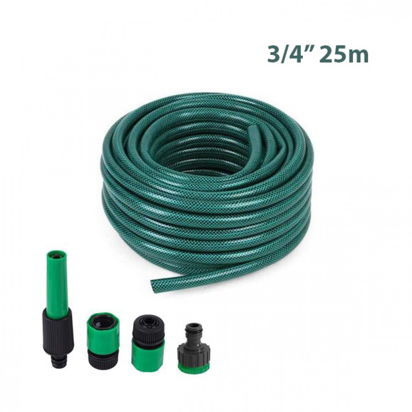 Σετ Εύκαμπτο Λάστιχο Ποτίσματος 3/4" 30m με Εκτοξευτήρα Νερού Σετ Εύκαμπτο Λάστιχο Ποτίσματος 3/4" 30m με Εκτοξευτήρα Νερού