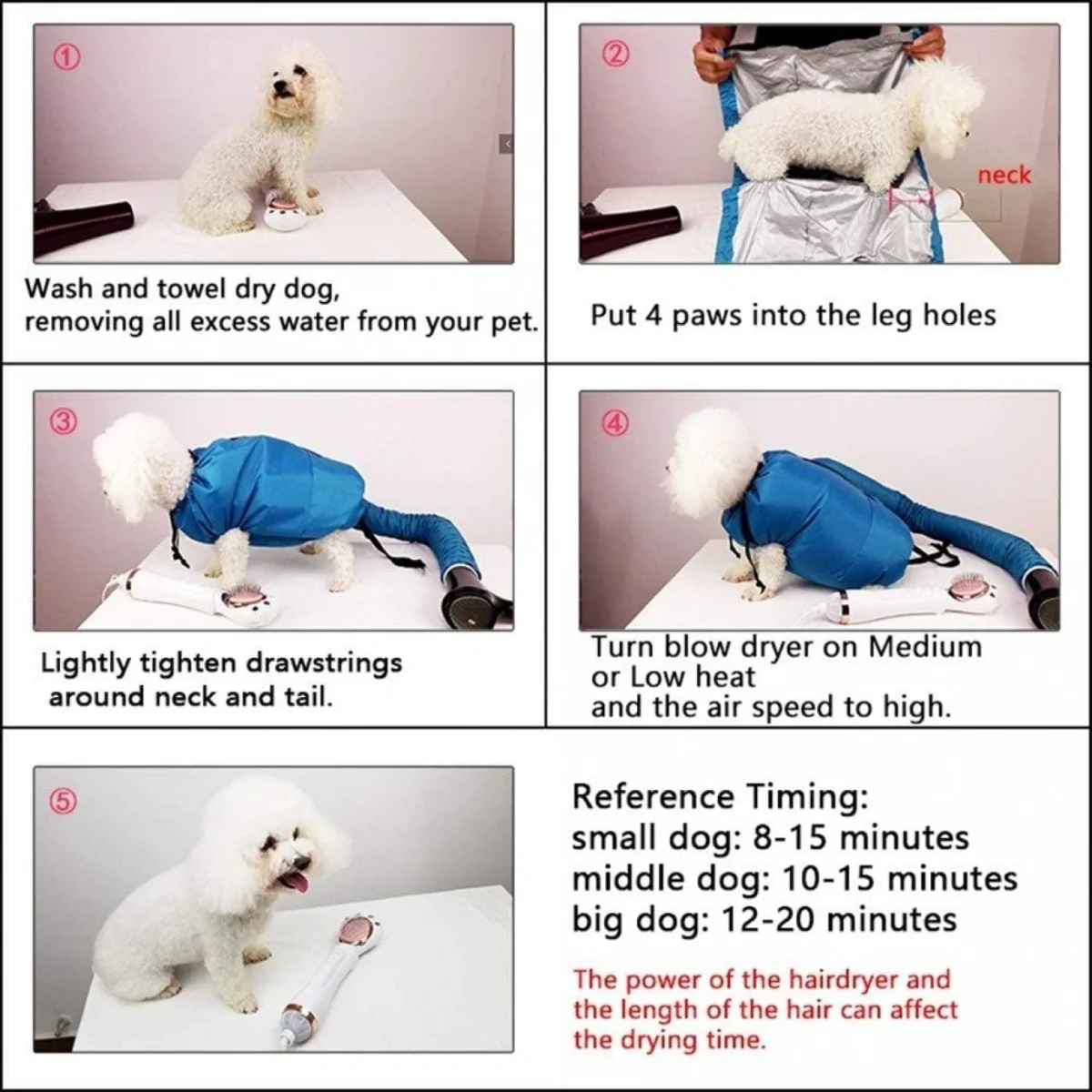 Στεγνωτήριο - Συσκευή Στεγνώματος Σκύλου - Dog Dryer Bag