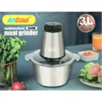 Q-JR842 Ηλεκτρικός Πολυκόφτης Μπλέντερ Multi Blender 650W με Ανοξείδωτο Δοχείο 3.0L