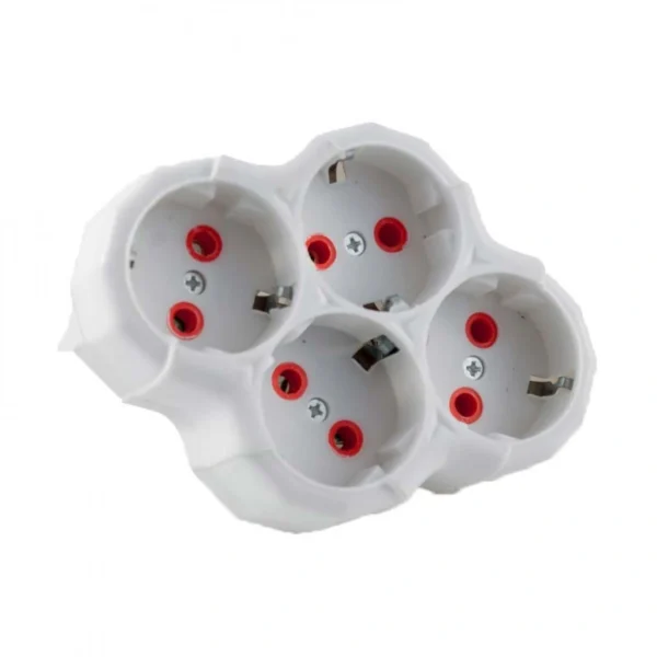 Αντάπτορας Πολύπριζο Σούκο σε 4 Θέσεις Σούκο