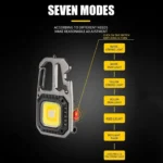 Σετ Universal Βηματικά Τριγωνικά Φλας Πορτοκαλί & Μπλέ LED - Μαύρο 2τμχ