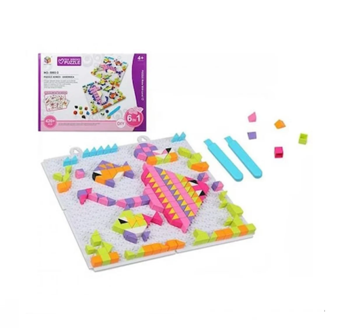 6 σε 1 3D Παζλ Diy Undersea 420 Κομμάτια 4+ ετών