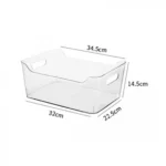 Κουτί Οργάνωσης για όλο το Σπίτι - Γκρι Διάφανο - Crystal Clear