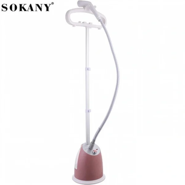 Sokany Επιδαπέδιος Ατμοκαθαριστής Ρούχων 2200W με Δοχείο 2.2lt Ρόζ