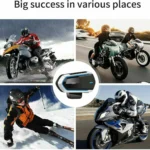 Baile Bluetooth Ασύρματη Ενδοεπικοινωνία Μονή για Κράνος Μηχανής έως 8 Αναβάτες Ταυτόχρονα