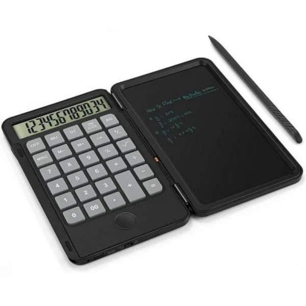 Αριθμομηχανή και Ψηφιακό Σημειωματάριο 6,5″ LCD 2 σε 1 Επαναφορτιζόμενο