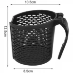 Ποτηροθήκη Αυτοκινήτου Σιλικόνης Μαύρη