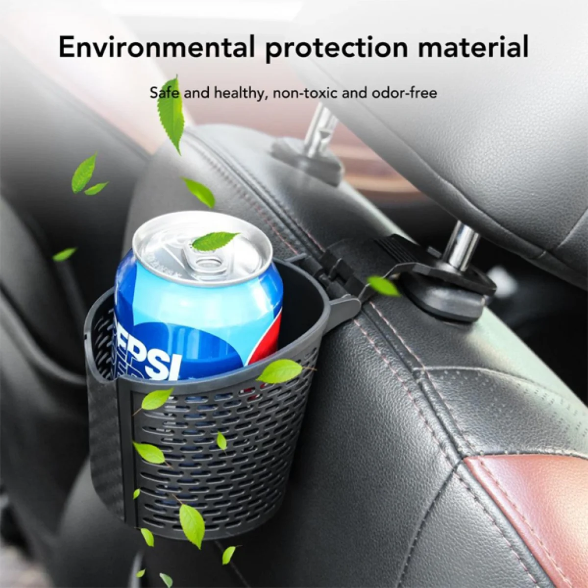 Ποτηροθήκη Αυτοκινήτου Σιλικόνης Μαύρη