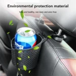 Ποτηροθήκη Αυτοκινήτου Σιλικόνης Μαύρη