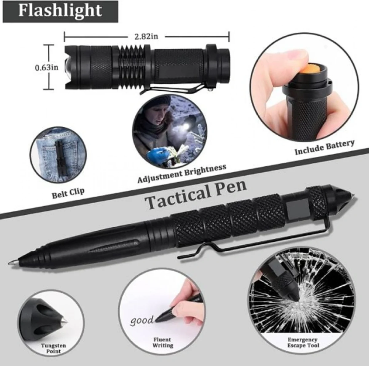 Πλήρες Κιτ Έκτακτης Ανάγκης 19 σε 1 με Εργαλεία Επιβίωσης, Ιατρικές Προμήθειες, Κατάλυμα & Θερμική Κουβέρτα Outdoor - Camping