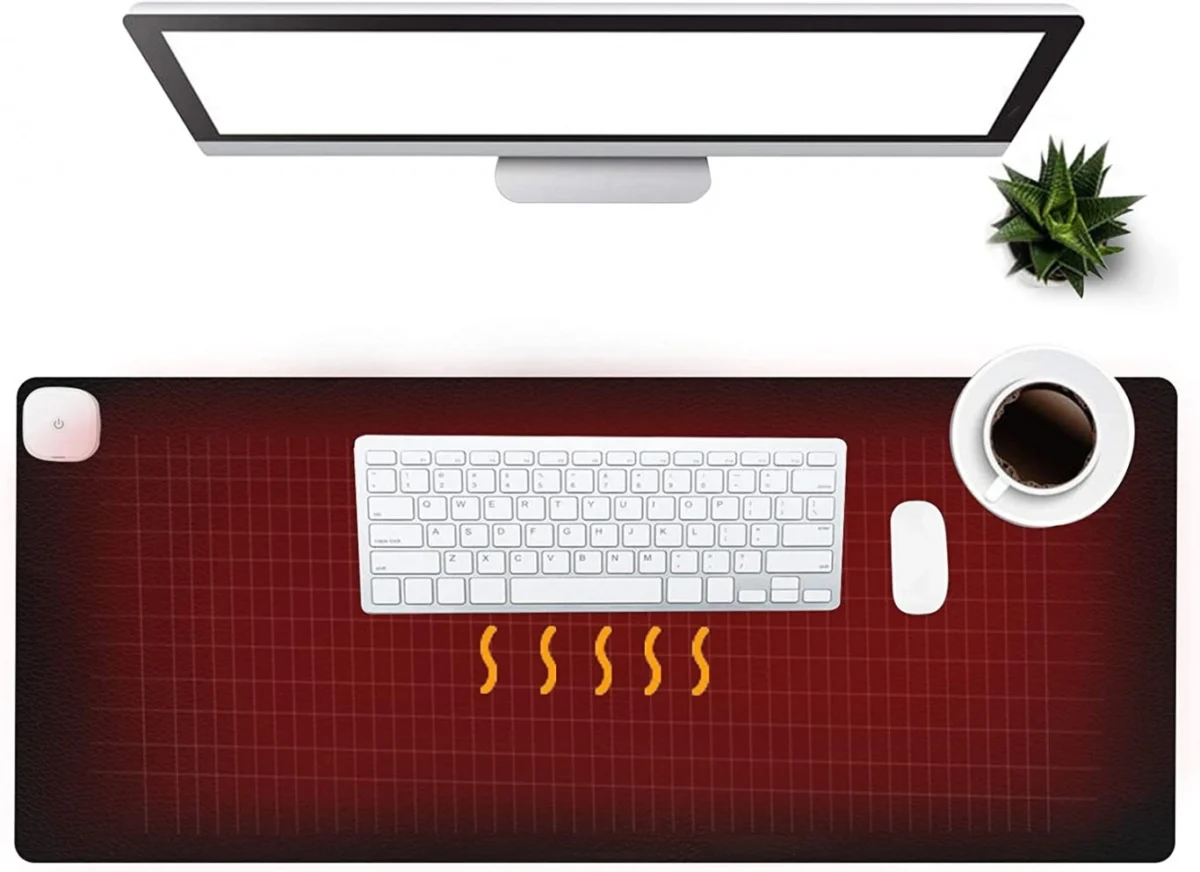 Θερμαινόμενη Επιφάνεια & Mousepad Γραφείου - Heated Warm Desk Mat