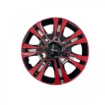 Σετ 4 Τεμάχια 14" Πλαστικά Τάσια Αυτοκινήτου Mαύρο-Kόκκινο 171-50