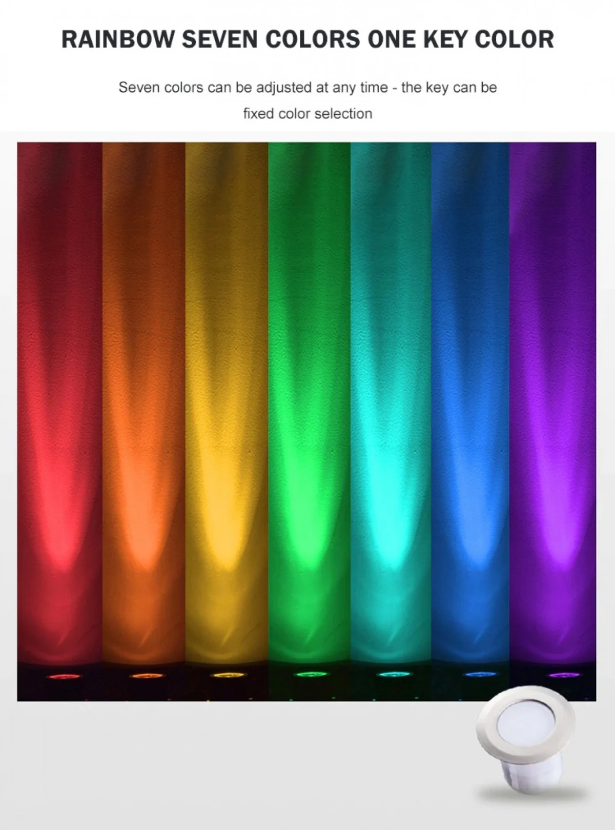 Έξυπνα Ηλιακά Διακοσμητικά LED RGB Φωτιστικά Bluetooth με Καρφωτή Βάση για το Χώμα & App Εφαρμογή Κινητού 8τμχ DC68ZSR