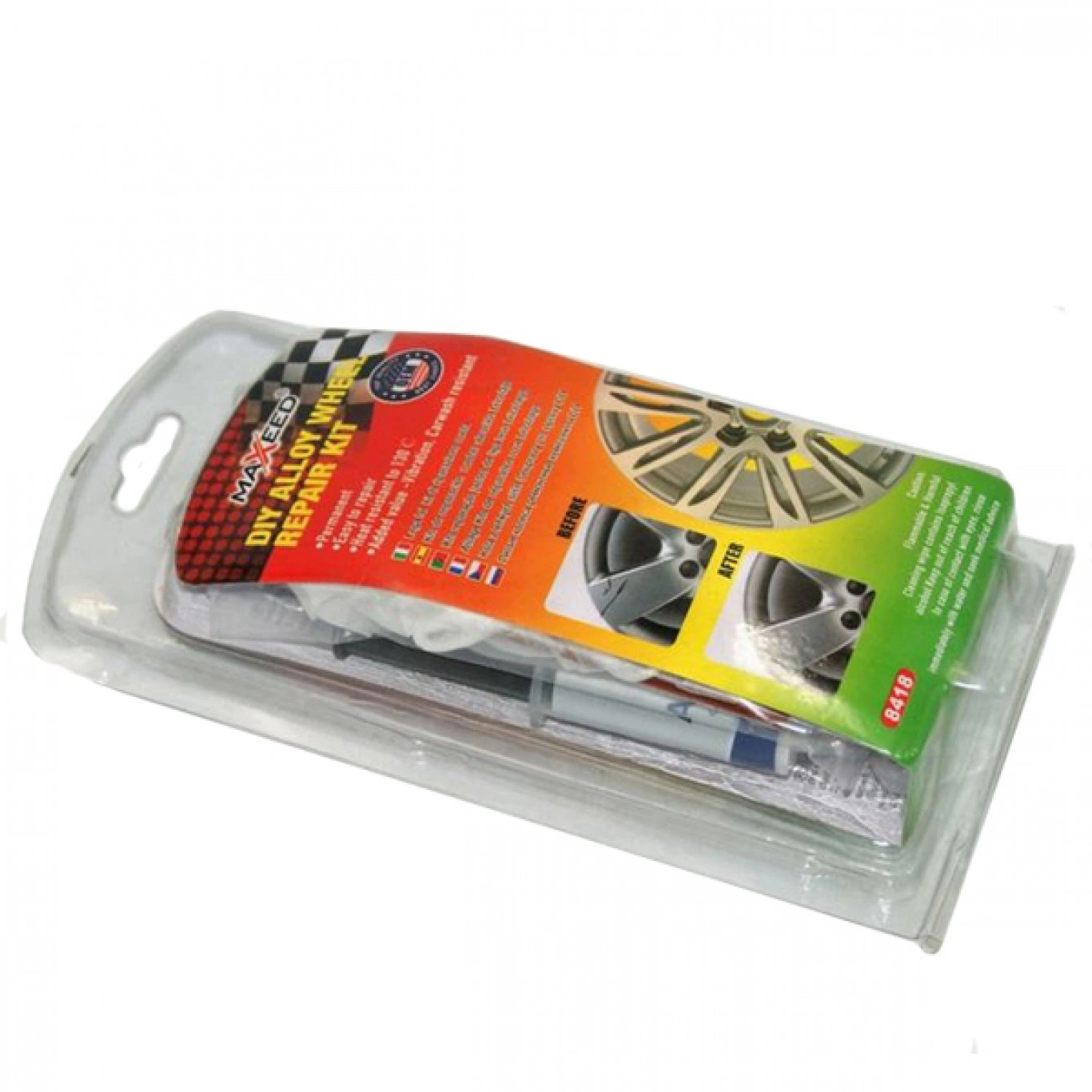 Maxeedc Κιτ Επισκευής Ζάντας Αλουμινίου Ασημί – DIY Alloy Wheel Repair Kit Maxeedc Κιτ Επισκευής Ζάντας Αλουμινίου Ασημί – DIY Alloy Wheel Repair Kit