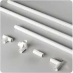 Λευκή Γωνιακή Παπουτσοθήκη Ραφιέρα / Κρεμάστρα – Έπιπλο Εισόδου – Με 3 Ράφια 180x45x45cm -Corner Coat Rack