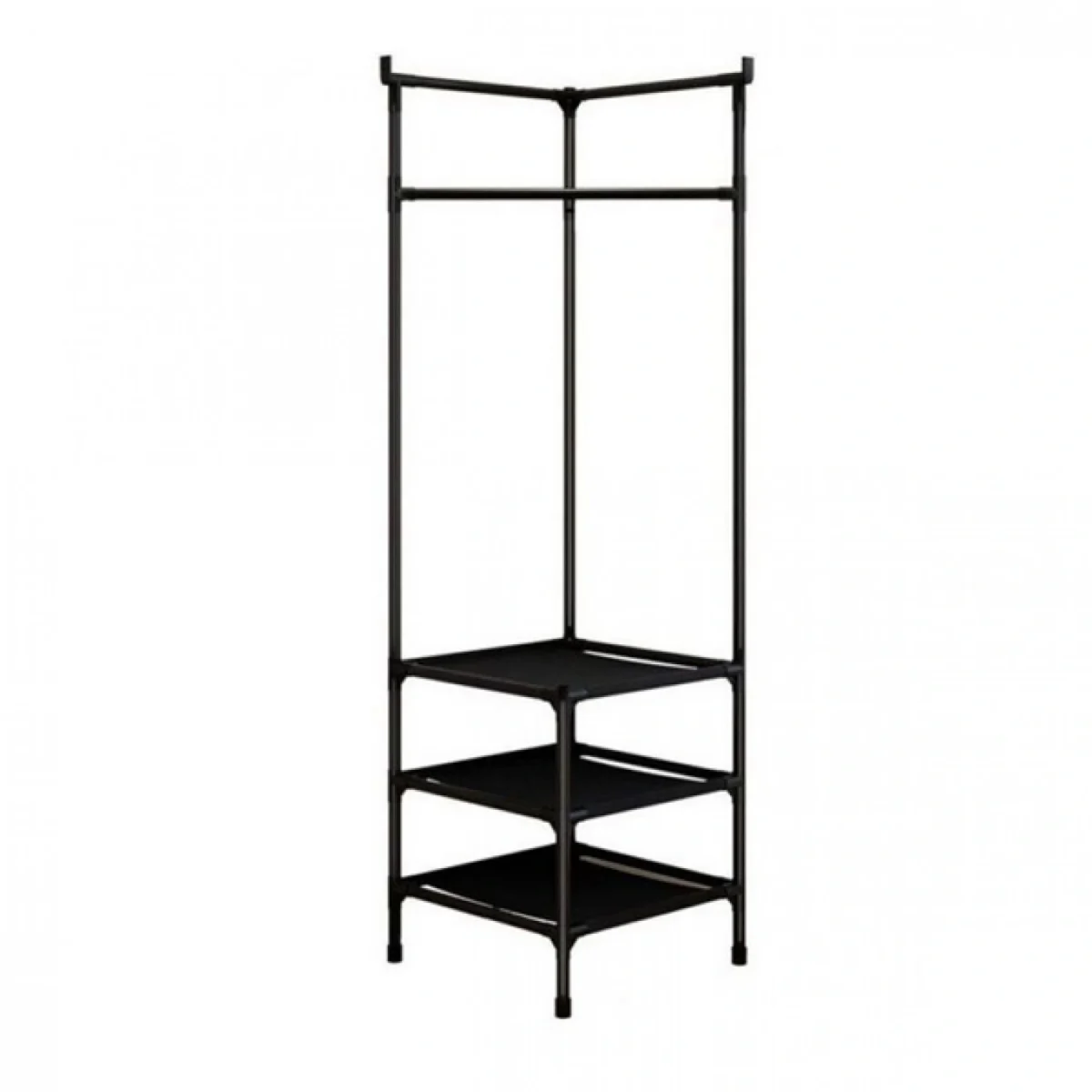 Γωνιακή Παπουτσοθήκη Ραφιέρα / Κρεμάστρα – Έπιπλο Εισόδου – Με 3 Ράφια 180x45x45cm -Corner Coat Rack