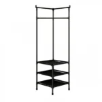 Γωνιακή Παπουτσοθήκη Ραφιέρα / Κρεμάστρα – Έπιπλο Εισόδου – Με 3 Ράφια 180x45x45cm -Corner Coat Rack