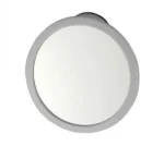 Στρογγυλός Καθρέπτης Μπάνιου Λευκός 16x16cm