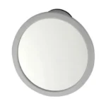 Στρογγυλός Καθρέπτης Μπάνιου Λευκός 16x16cm