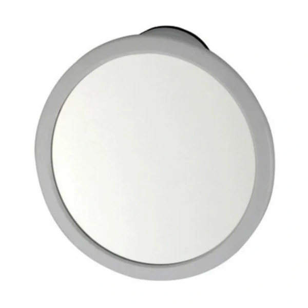 Στρογγυλός Καθρέπτης Μπάνιου Λευκός 16x16cm