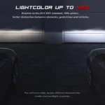 2 x Novsight Λαμπτήρες LED Φώτα Πορείας Αυτοκινήτου 12/24V H11 90W (2x45W) 12000LM 6500K IP68 A500 N26