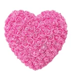Καρδιά με Ροζ Τριαντάφυλλα 30cm - Δώρο Άγιος Βαλεντίνος από Τεχνητά Τριαντάφυλλα
