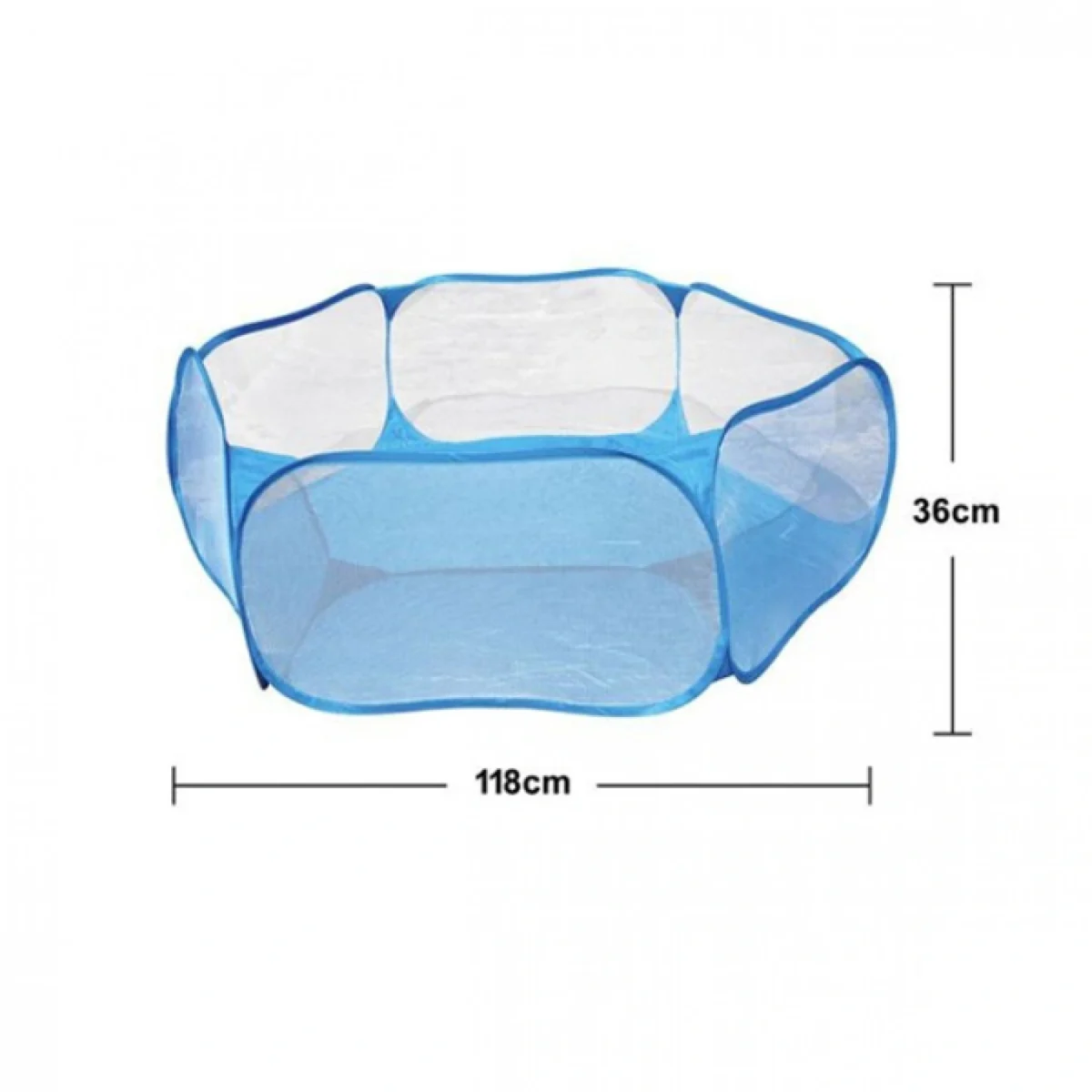 Εξάγωνο Αναδιπλούμενο Παιδικό Πάρκο Μπλέ