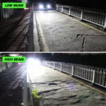 2 x Novsight Λαμπτήρες LED Φώτα Πορείας Αυτοκινήτου 12/24V H4 120W (2x60W) 22000LM 6500K IP68 A500 N37