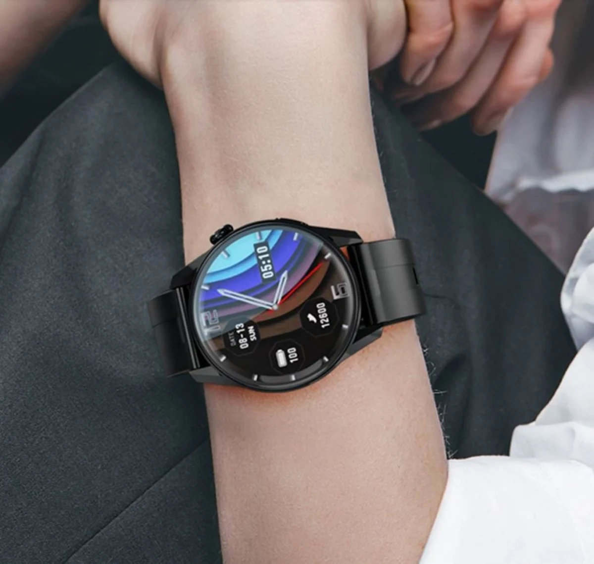 Ρολόι Αφής Keshuyu GT5 46mm Smartwatch με Παλμογράφο