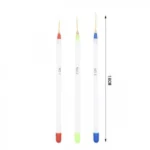 Πινέλα Νυχιών Nail Art Σετ 3τεμ