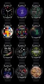 Ρολόι Αφής Keshuyu GT5 46mm Smartwatch με Παλμογράφο