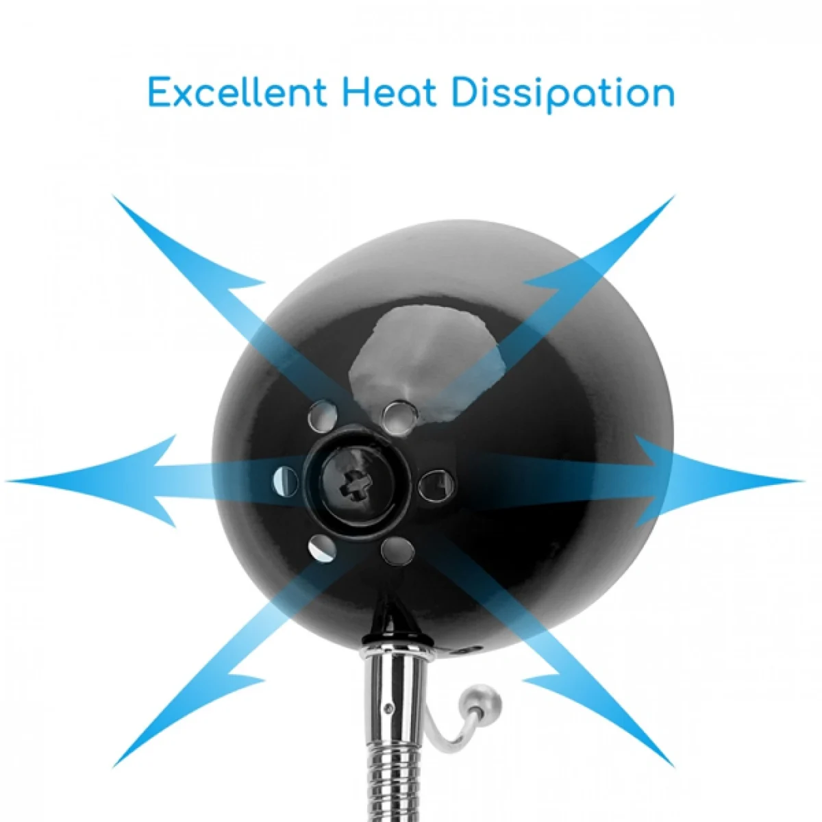 Εύκαμπτο Φωτιστικό Γραφείου με Μανταλάκι Στήριξης