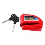 Κλειδαριά Δισκόφρενου Μοτοσυκλέτας με Συναγερμό FS8305 σε Κόκκινο Χρώμα