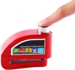 Κλειδαριά Δισκόφρενου Μοτοσυκλέτας με Συναγερμό FS8305 σε Κόκκινο Χρώμα