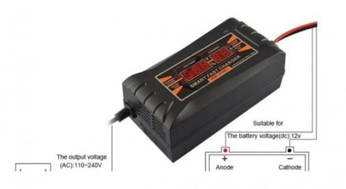 Αυτόματος Ταχυ-φορτιστής Μπαταριών Φωτοβολταικών/Αυτοκινήτου/Μοτοσυκλέτας Μολύβδου & Gel 12V 6A SUOER SON-1206D