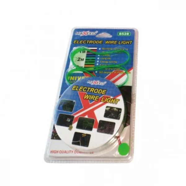 Διακοσμητική 3m Κόκκινη Ταινία Οπτικής Ίνας Εσωτερικός Φωτισμός Αυτοκινήτου 12V