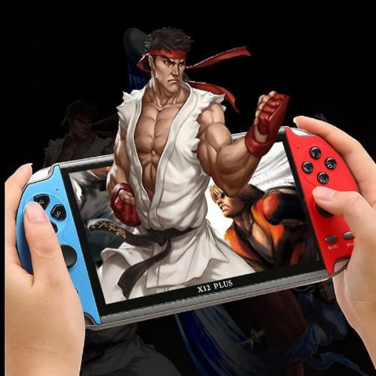 Επαναφορτιζόμενη Φορητή Ρετρό Παιχνιδομηχανή X12PLUS με HD Μεγάλη Οθόνη 7"