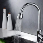 Περιστρεφόμενη 360° Κεφαλή Βρύσης Ψεκασμού Διπλής Λειτουργίας για Οικονομία Νερού