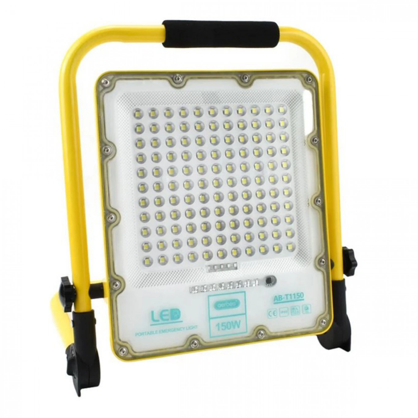 Φορητός Επαναφορτιζόμενος 121LED Προβολέας Ψυχρό Λευκό 150W IP66 AB-T1150 Φορητός Επαναφορτιζόμενος 121LED Προβολέας Ψυχρό Λευκό 150W IP66 AB-T1150